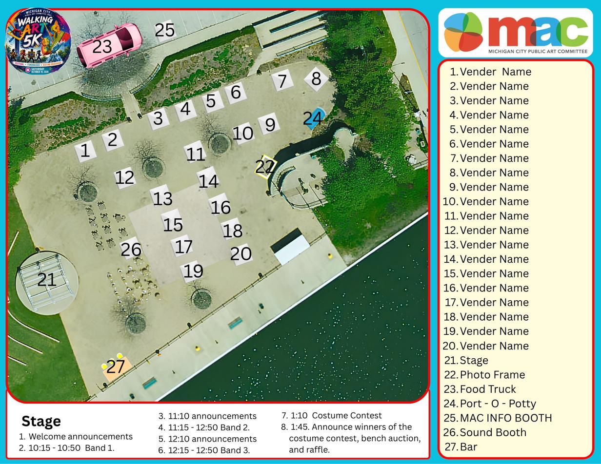 Millennium Plaza Festival Site Map